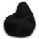 The hand-bag “pear” is positive, size m, diameter 70 cm, height 90 cm, oxford, black color