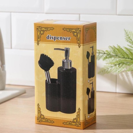 A dispenser for a detergent with a “minimum” brush, 400 ml, white color-3
