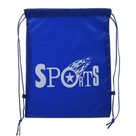 A bag for shoes 420 x 340 mm, calligrata Sport 1, (soft polyester, density 210d), blue mix-1