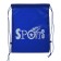 A bag for shoes 420 x 340 mm, calligrata Sport 1, (soft polyester, density 210d), blue mix