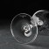A set of glasses for the wine "Extra", 460 ml, decor leaves, 6 pcs