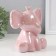 Pigger Ceramics "Elephant in the Crown" Pink mother of pearl 14.5x9.7x14.8 cm