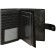 Portmone with a block for rights and a separation for the passport Camel Premium, the color is black