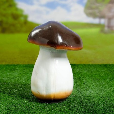 Garden figure "White Mushroom" average 14x14x24cm-1