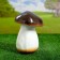 Garden figure "White Mushroom" average 14x14x24cm