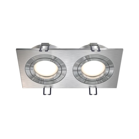 The built-in lamp Technical DL024-2-02S, GU10, 2x50 W, 175x92x25 mm, silver