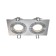 The built-in lamp Technical DL024-2-02S, GU10, 2x50 W, 175x92x25 mm, silver