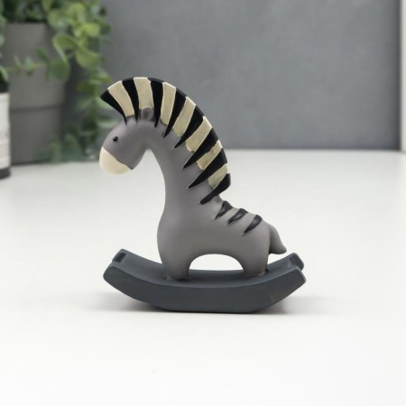 Souvenir Polystone "Honk-rocking" Gray 11x4x10 cm-3