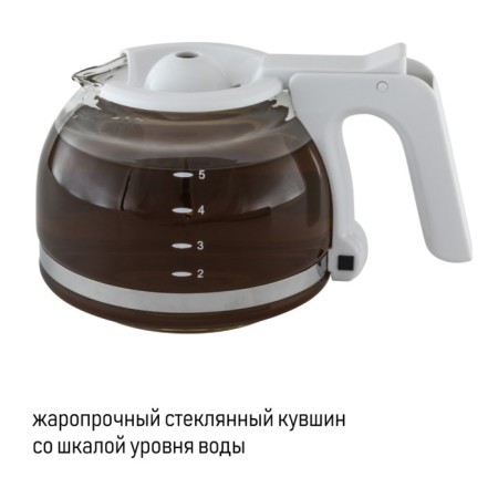 JVC JK-CF25, white, drip, 600 ml, 600 watts, white-10