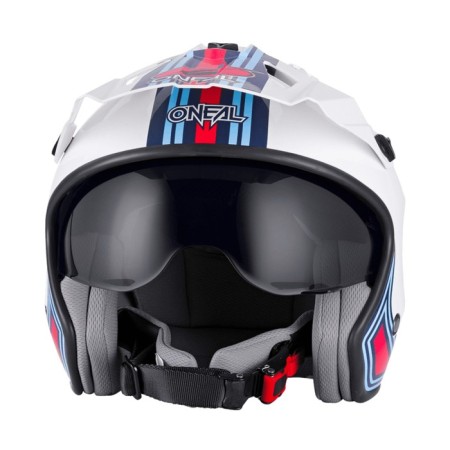 Open open o’neal volt mn1 v24, ABS, gloss, white/red, m-3