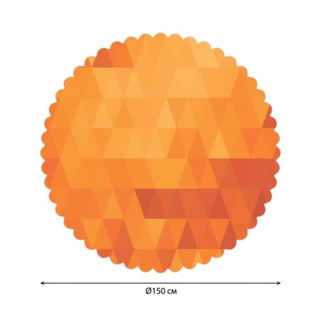 The tablecloth “Geometric patterns”, round, Saten, d = 150 cm-1