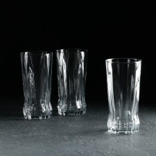 Set of glass glasses GAIA, 3 pcs, 285 ml