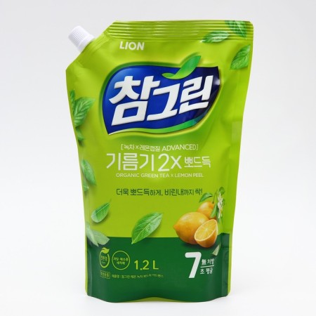 Washing dishes CJ Lion Chamgreen "Green Tea", 1.2 l-2