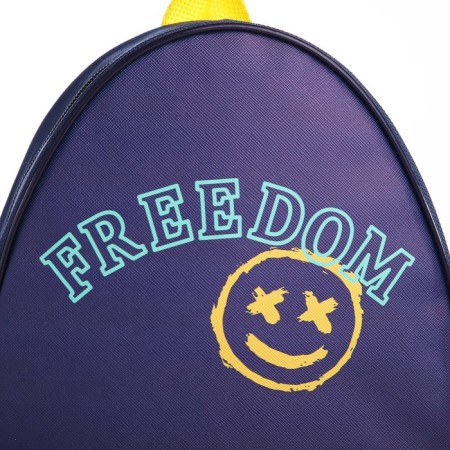 Baby backpack for a boy Freedom, 23x20.5 cm, lightning department, blue color-3