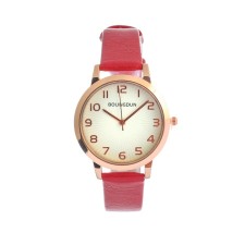 Women's watches of women's “Bernini”, D-3.6 cm, red