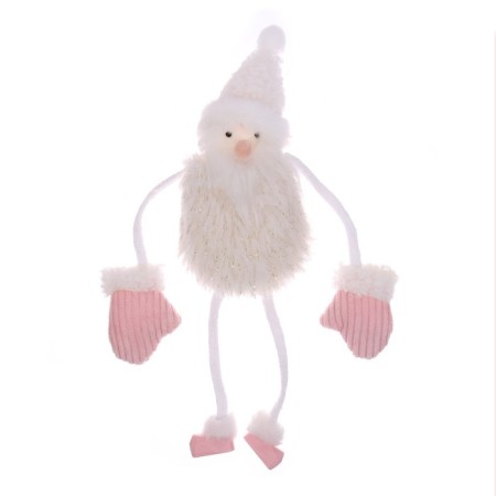 Soft toy "New Year", 22 cm, white color, species mix-3