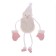 Soft toy "New Year", 22 cm, white color, species mix