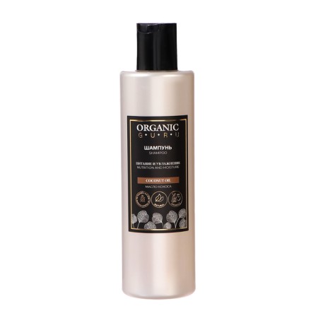 Hair shampoo Organic Guru with coconut oil, 250 ml
