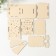 The desktop organizer "Mur-Mur-Mur" 18x12.5x9 cm (set of 9 parts)