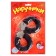 Handcuffs fur, black color