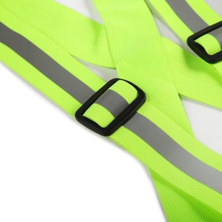 Signal vest, reflecting with adjustable size, light green-2