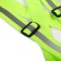 Signal vest, reflecting with adjustable size, light green
