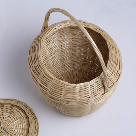 Vegetable Crimery Basket high with a lid, 300x300/250/370 mm-4