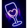 Neon sign "Glass" 41.4 × 22 cm, 12 V