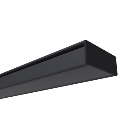 Aluminum profile Apeyron, 15.2x6 ​​mm, invoice, 1 m, black distorter, accessories-3
