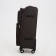 Small 24 suitcase "on lightning, code castle, with extension, brown color