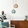 Suspended lamp Ice, 60W, E27, 21x21 cm