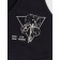 Bustier Female Contete Elegant Tatto Style, Size S, Black-Flower color