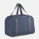 Road bag with lightning, external pocket, suitcase holder, blue color