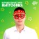 Carnival glasses "smart graduate" color red, felt