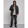 Extensive male winter park, size 50, black color