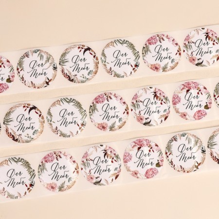Stickers for flowers and gifts "for you", 4.4 x 4.4 cm, 252 pcs.-2