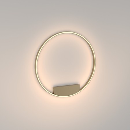 Ceiling Lamp Maytoni Mod058CL-L50BS3K, 1XLED, 50W, 80x80x3.5 cm, 2400lm, brass color-1