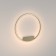 Ceiling Lamp Maytoni Mod058CL-L50BS3K, 1XLED, 50W, 80x80x3.5 cm, 2400lm, brass color