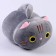Soft toy "kitten", 20 cm, gray color