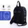 Baby backpack on lightning, black color