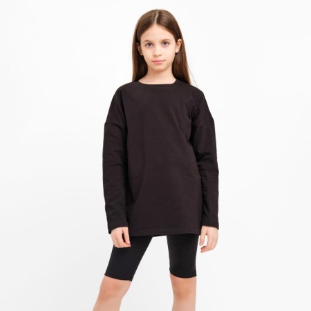Longsliv children's minku color black, height 116 cm-1