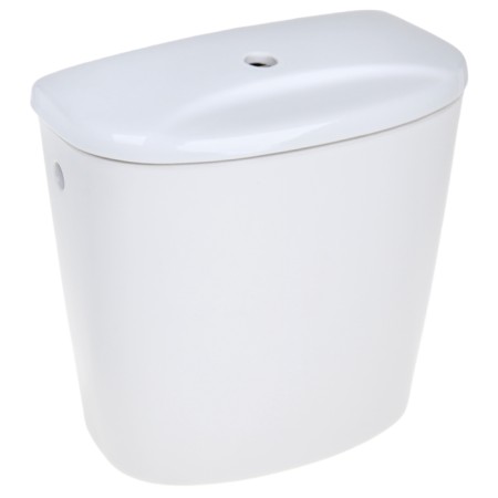 The universal toilet tank with a side eyeliner, under the rod, intends 13 cm