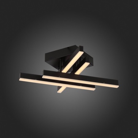 Ceiling Ceiling ST LUCE. SL933.402.04. Samento. 1x22 W, LED, 3000K/4000k/6000k, 50x50x15 cm, black color-7