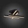 Ceiling Ceiling ST LUCE. SL933.402.04. Samento. 1x22 W, LED, 3000K/4000k/6000k, 50x50x15 cm, black color
