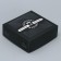 Box for sweets, confectionery packaging, 4 cells, “real man”, 10.5 x 10.5 x 3.5 cm