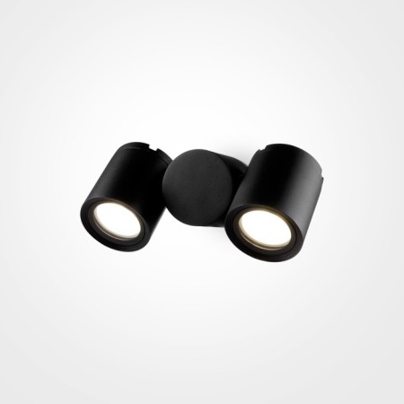 Sconces Outdoor O010WL-02B, 2x50W, 6.5x20.5x6.7 cm, GU10, black color