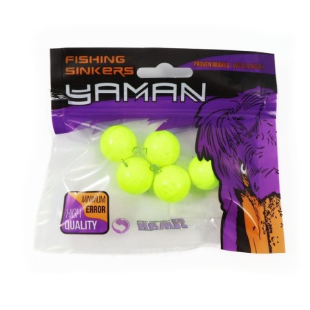 Cargo Cheburashka painted collapsible Yaman 5 pcs., 48 g, yellow-3