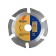 Disk for Ushm tundra, for quick and smooth wood processing, 125 x 22 mm, 6 teeth