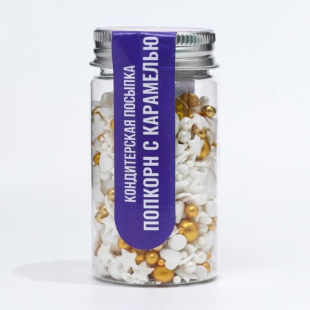 Confectionery sprinkling "popcorn with caramel", 50 g-1