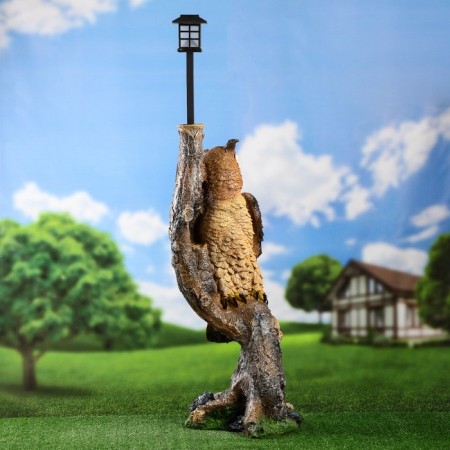 Garden Lanter "Owl with a lantern" 94cm-2